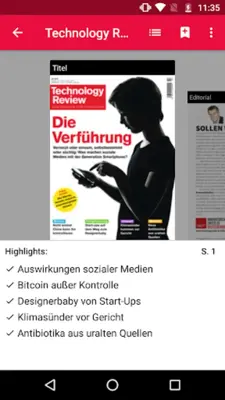 Technology Review – Deutsch android App screenshot 12