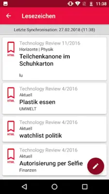 Technology Review – Deutsch android App screenshot 8